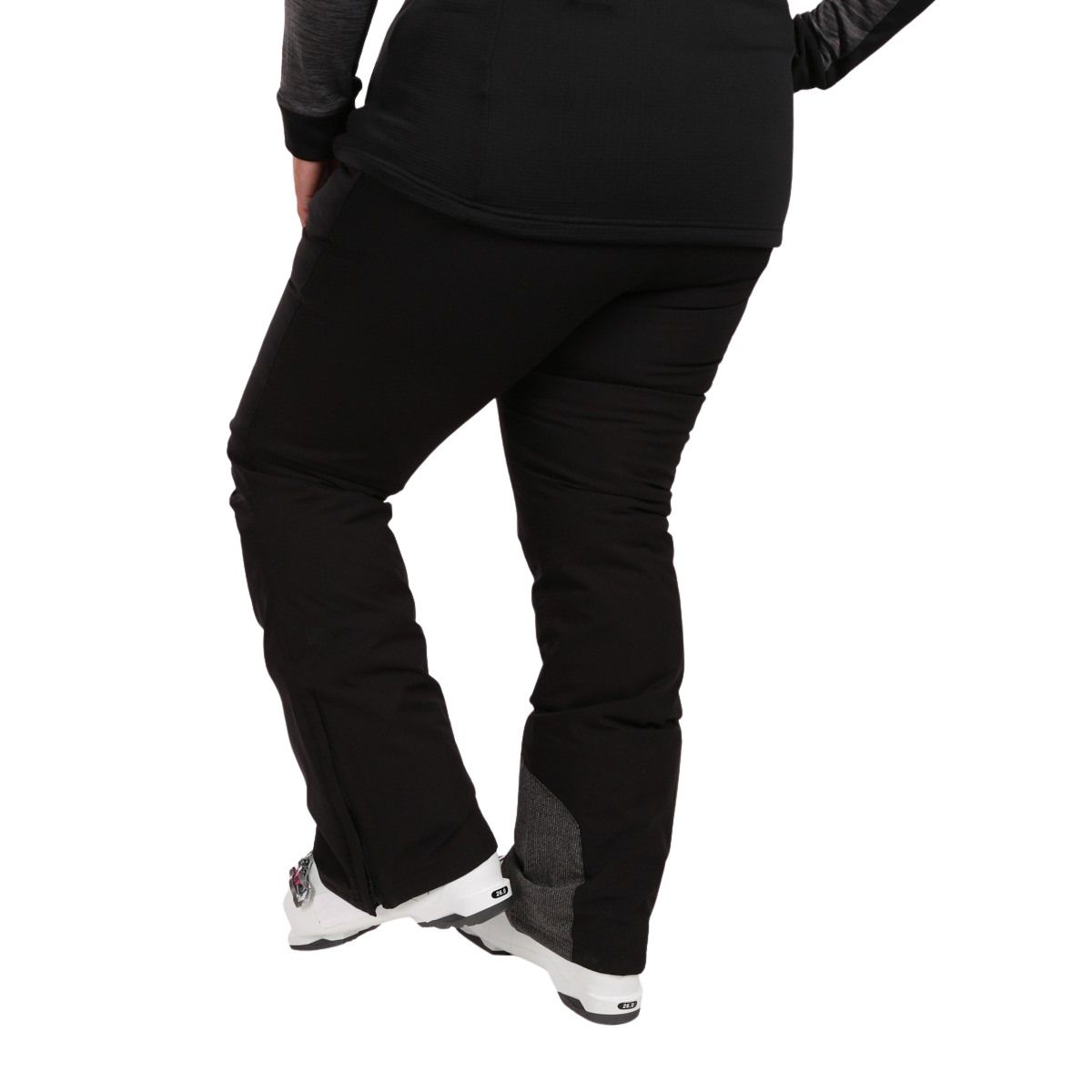 Kilpi Elare, pantalons de ski, plus size, femmes, noir