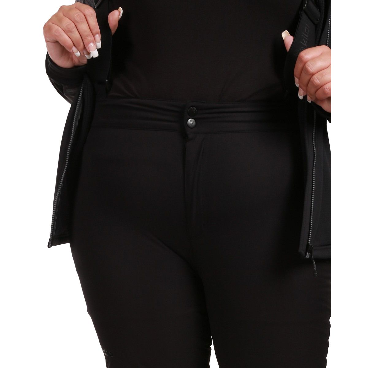 Kilpi Elare, ski pants, plus size, women, black