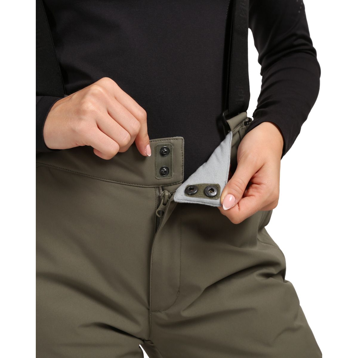 Kilpi Elare, Skidbyxor, Plus Size, Dam, Grön