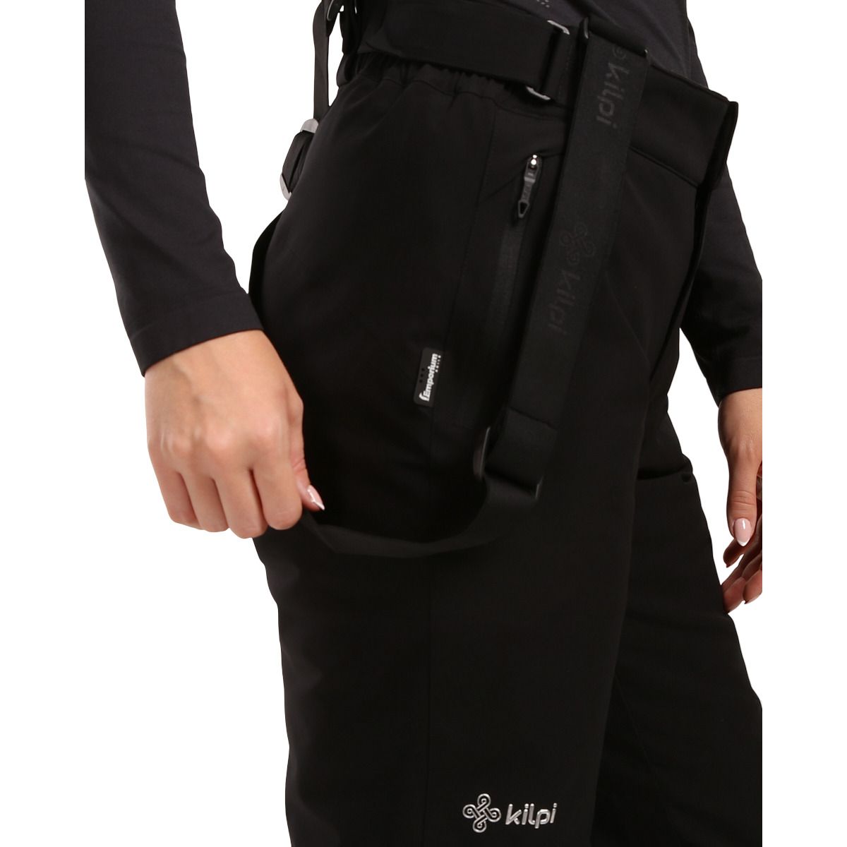 Kilpi Elare, Skidbyxor, Plus Size, Dam, Svart