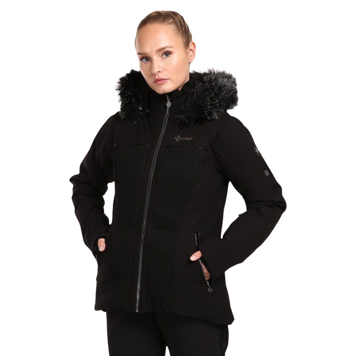Kilpi Emilin, ski jas, dame, zwart