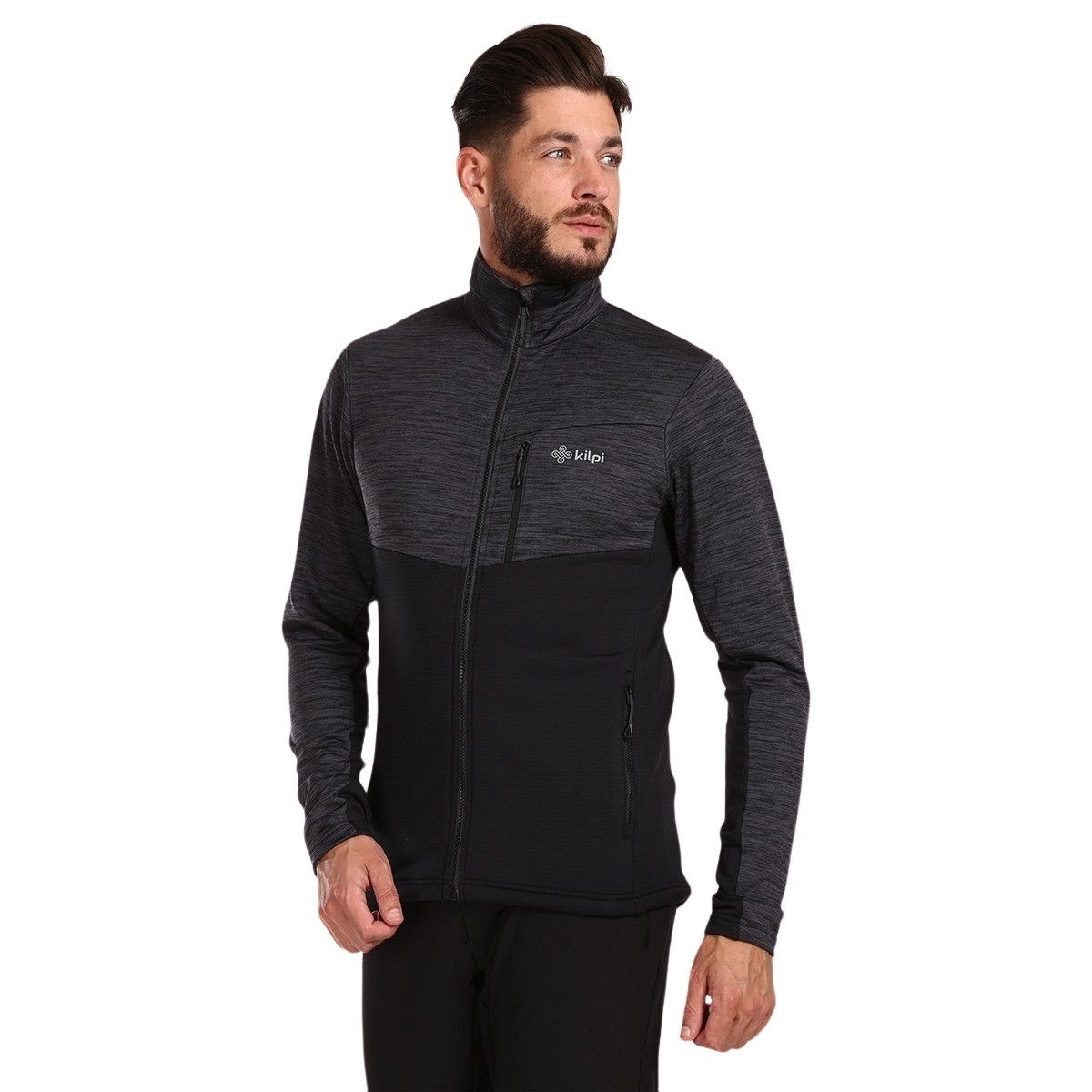 Kilpi Erin, chaqueta polar, hombre, negra