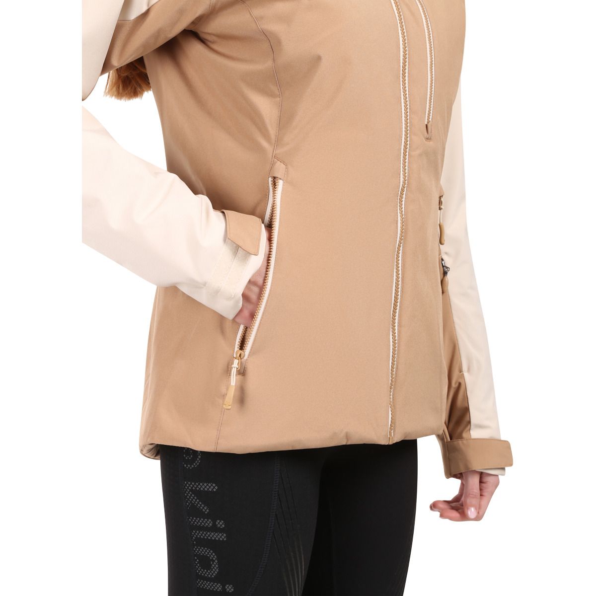 Kilpi Flip, chaqueta de esquí, mujer, beige