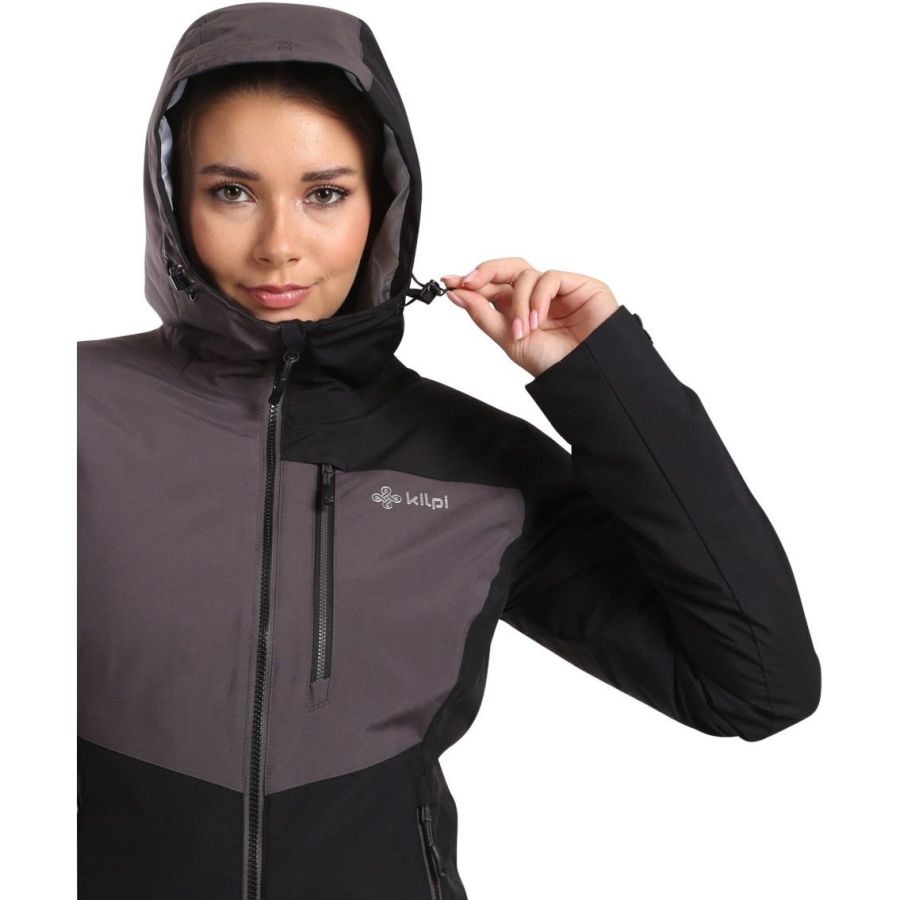 Kilpi Flip, Chaqueta de esquí, Tallas grandes, Mujer, Negro