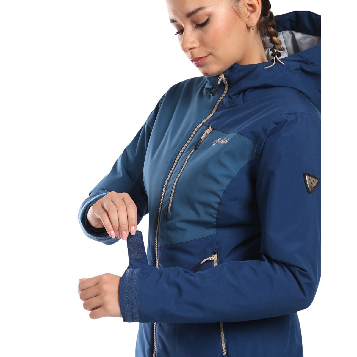 Kilpi Flip, manteau de ski, femmes, bleu foncé