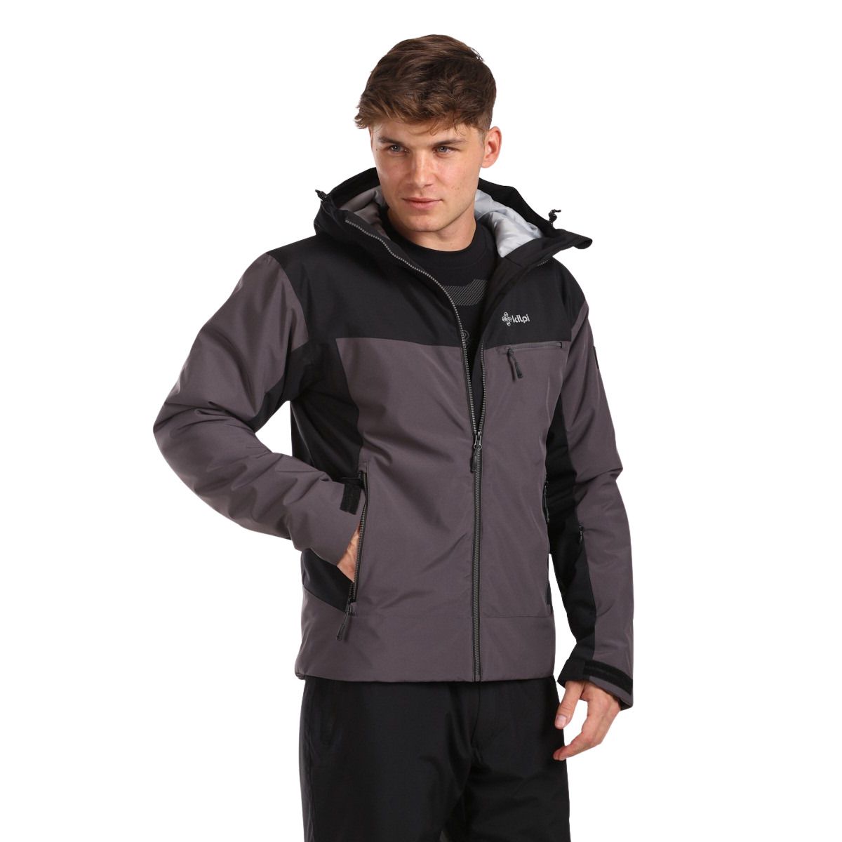 Kilpi Flip, manteau de ski, hommes, noir