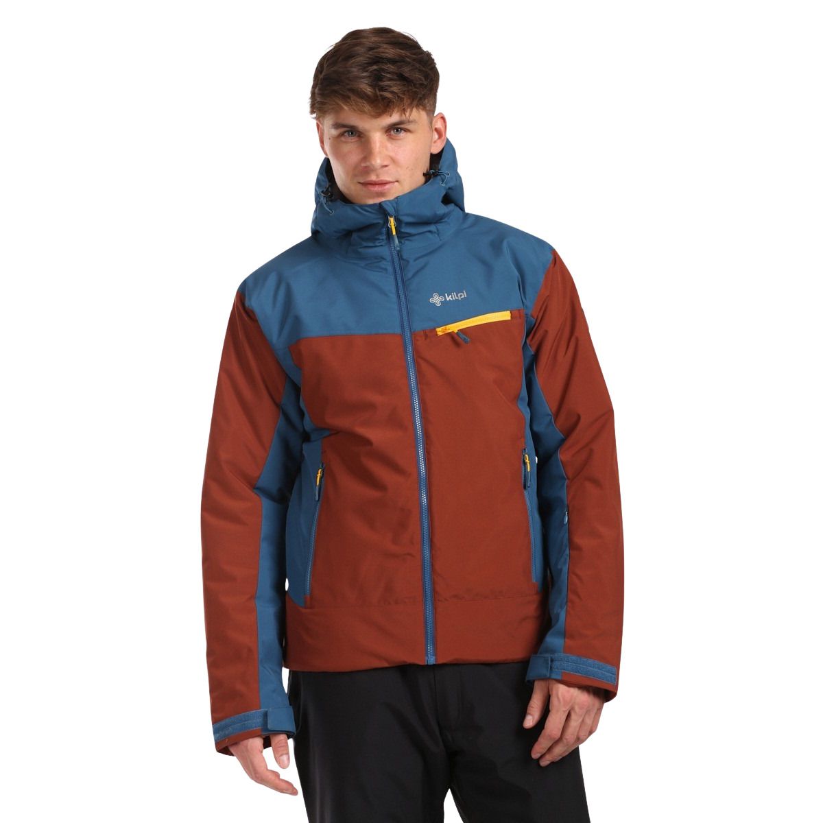 Kilpi Flip, manteau de ski, hommes, rouge foncé