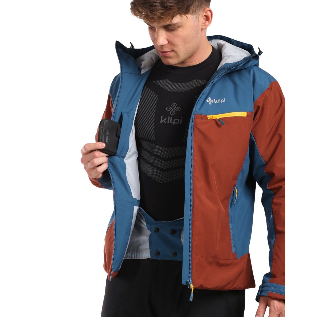 Kilpi Flip, ski jacket, men, dark red