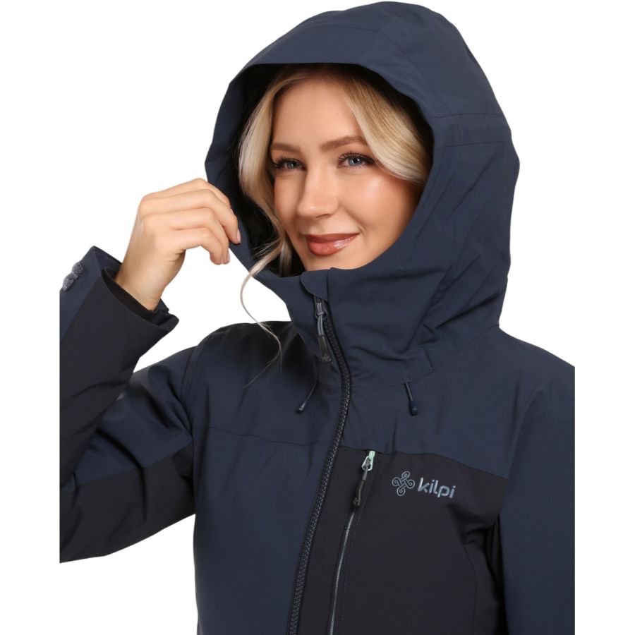 Kilpi Flip, ski-jas, plus size, dames, blauw