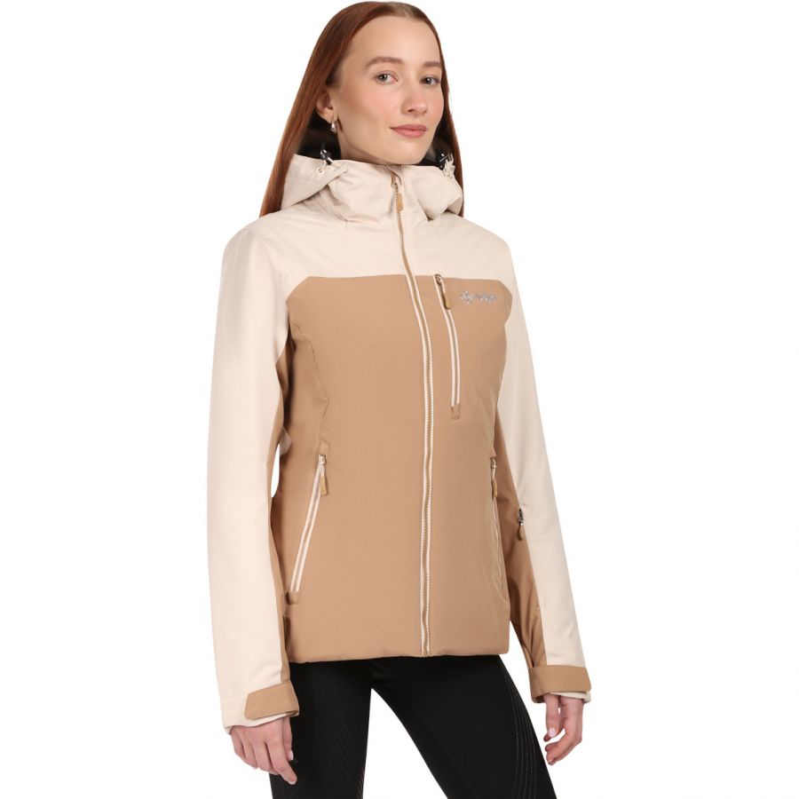 Kilpi Flip, veste de ski, femme, beige