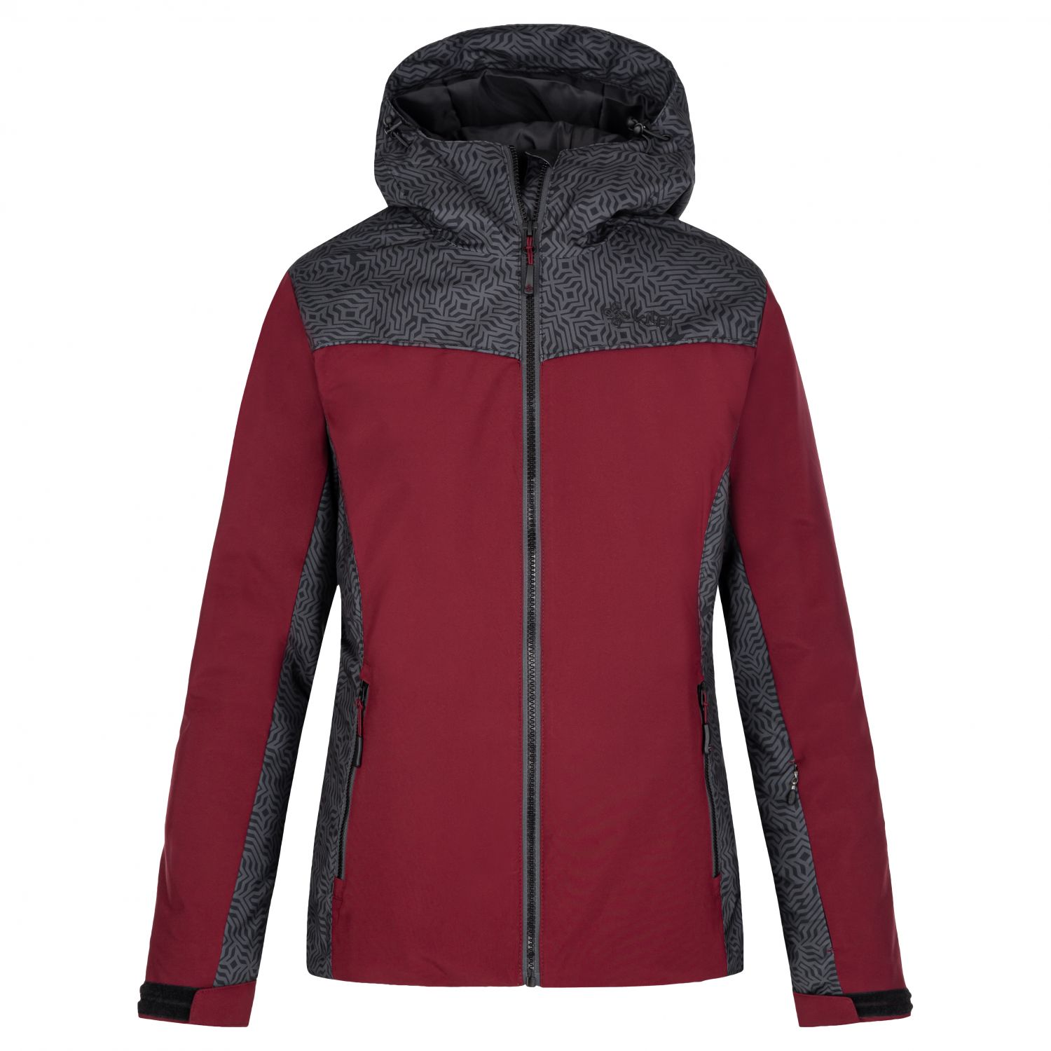 Kilpi Flip-W, manteau de ski, femmes, rouge foncé