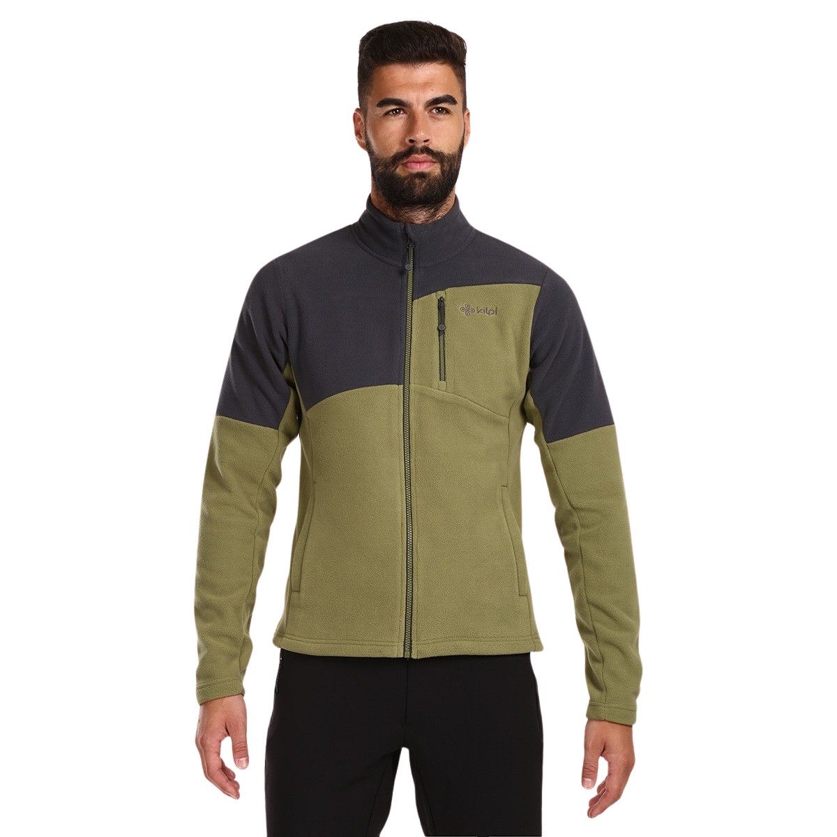 Kilpi Glander, veste polair, hommes, vert