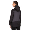 Kilpi Hurricane chubasquero para mujer, negro/gris