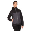 Kilpi Hurricane chubasquero para mujer, negro/gris