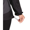 Kilpi Hurricane chubasquero para mujer, negro/gris