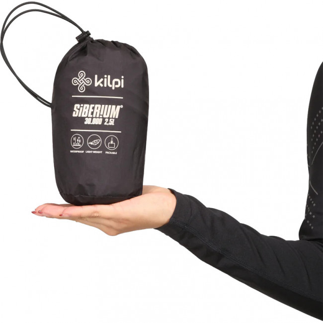 Kilpi Hurricane, veste de pluie, femme, noir