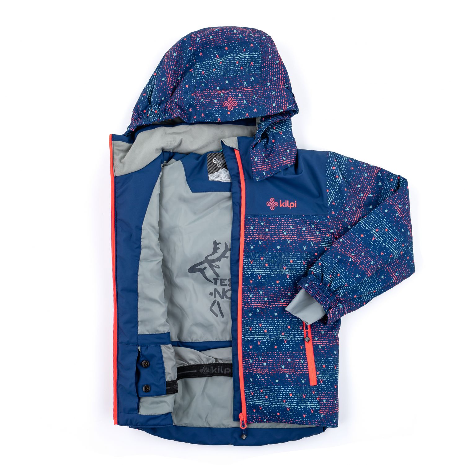 Kilpi Jenova-JG, ski jacket, kids, dark blue