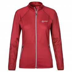 Kilpi Junie, capa intermedia para mujer, rojo oscuro