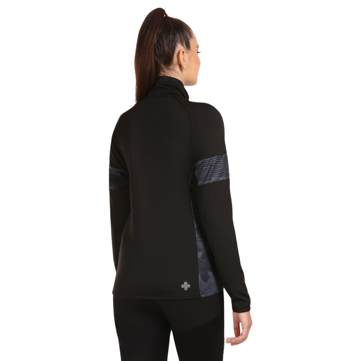 Kilpi Junie, midlayer, taglie forti, donna, nero