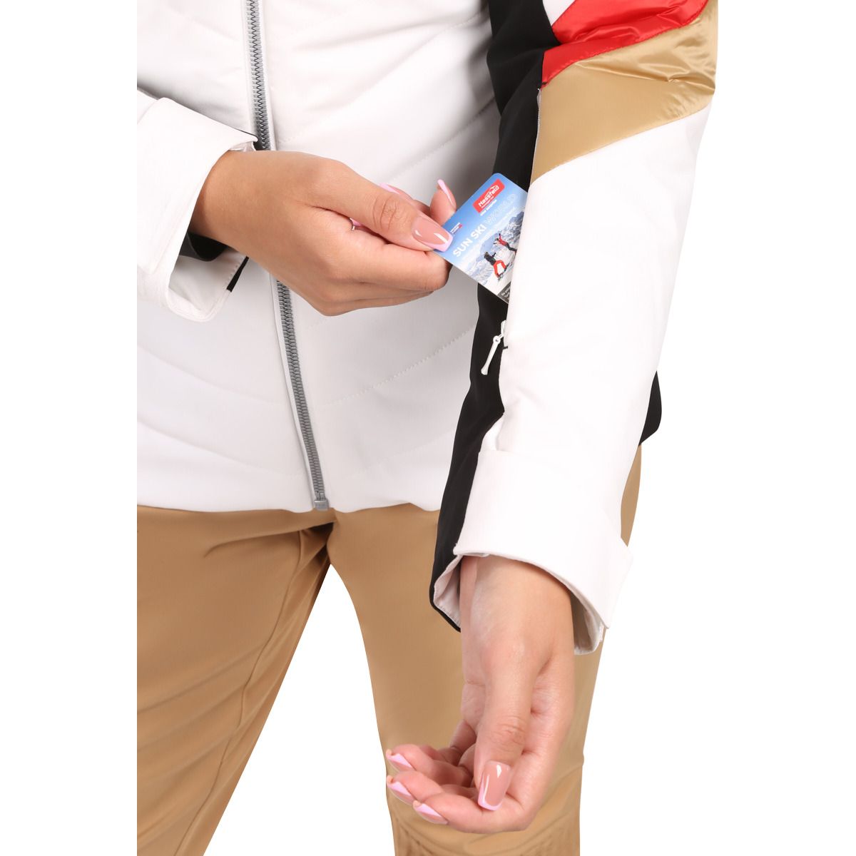 Kilpi Lin, chaqueta de esquí, mujer, blanco