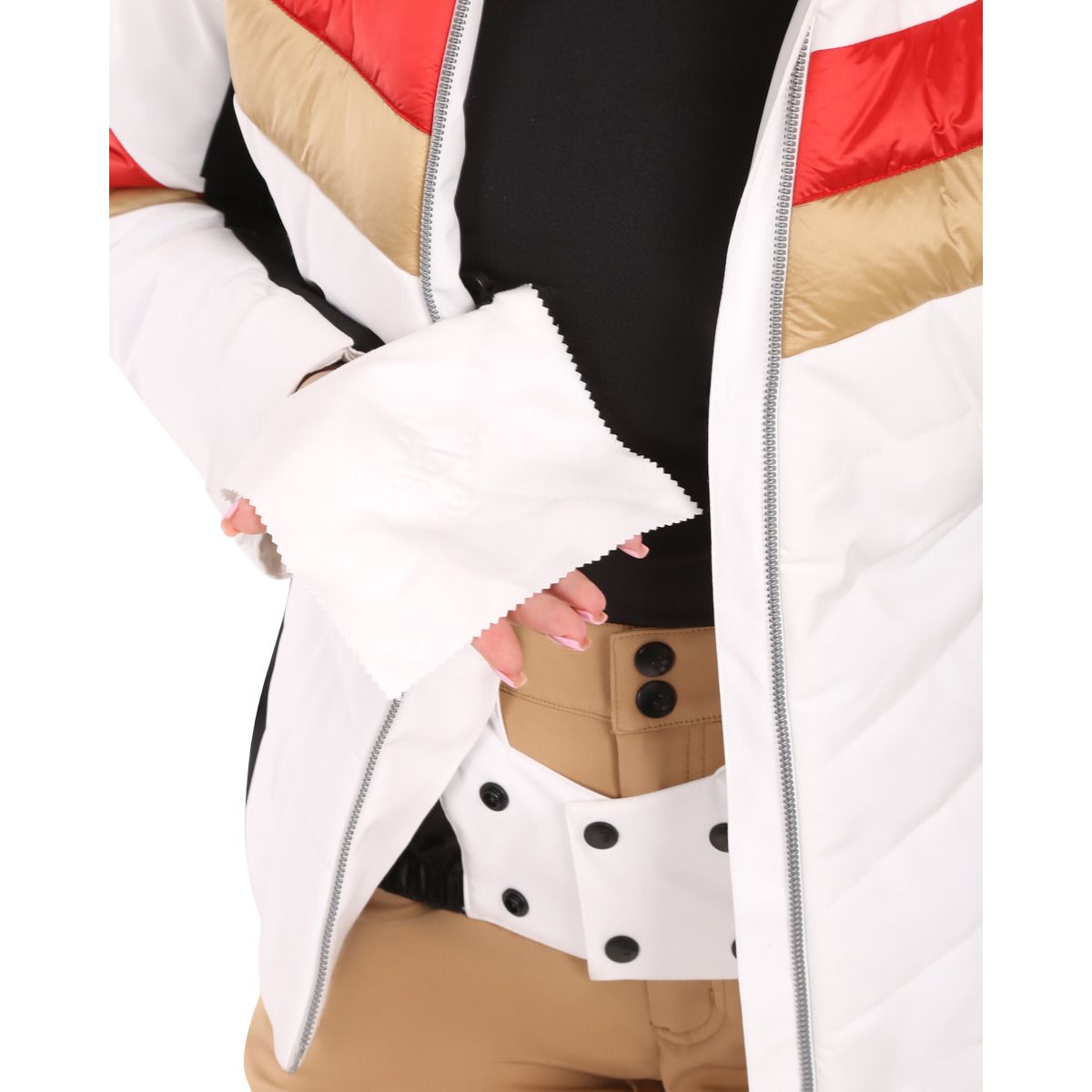 Kilpi Lin, chaqueta de esquí, mujer, blanco
