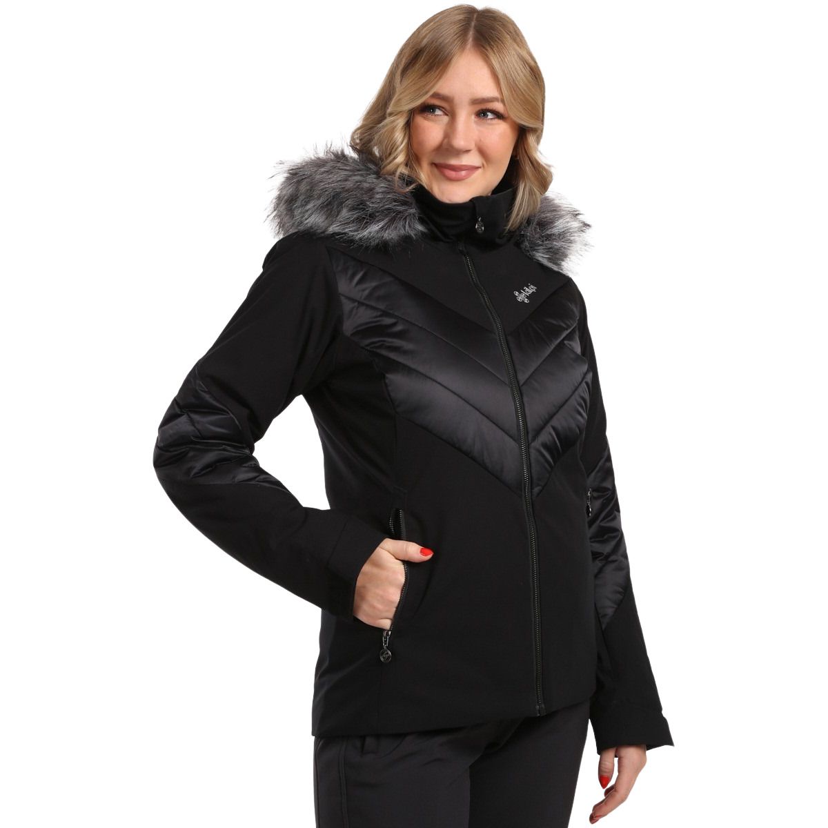 Kilpi Lin, manteau de ski, femmes, noir