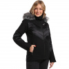 Kilpi Lin, manteau de ski, plus size, femmes, noir