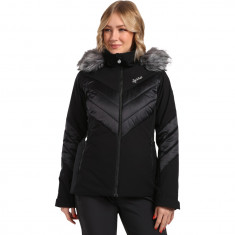 Kilpi Lin, manteau de ski, plus size, femmes, noir