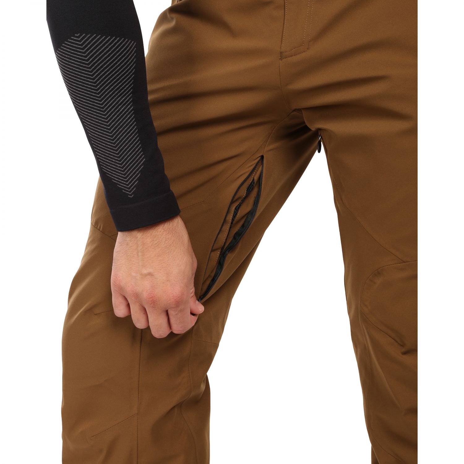 Kilpi Methone, pantalones de esquí, hombre, marrón