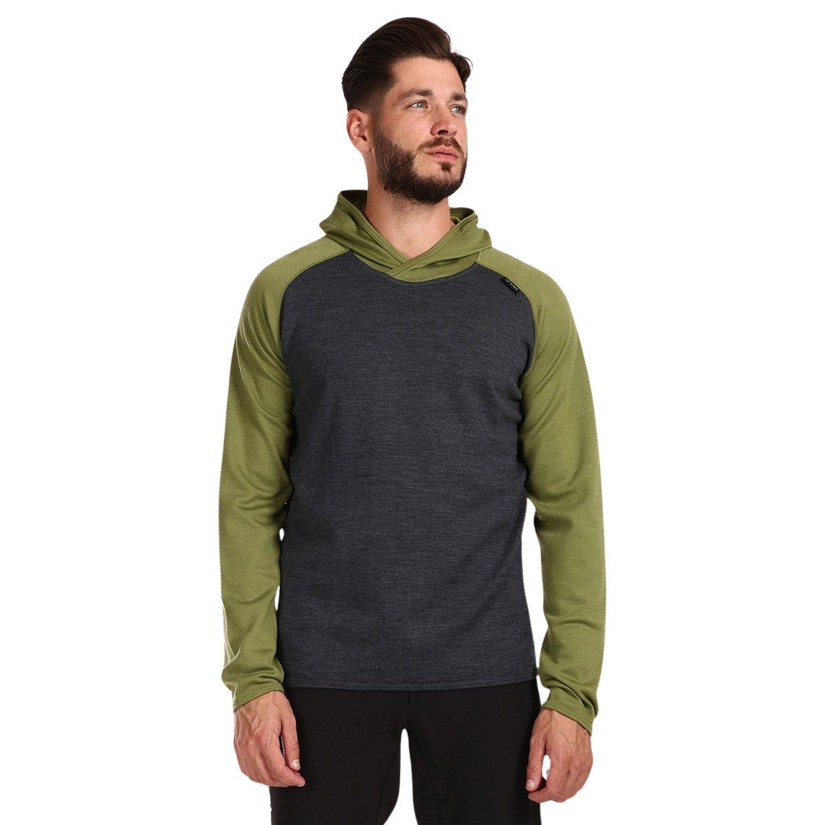 Kilpi Moseo, capa intermedia, hombre, verde
