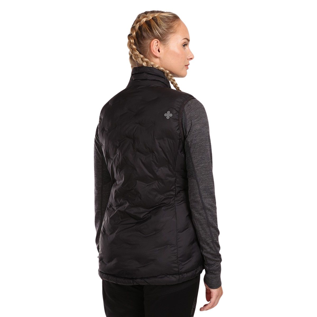 Kilpi Nai, gilet in fibra da donna, nero