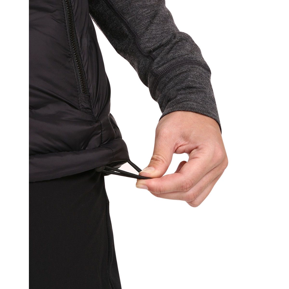 Kilpi Nai, gilet in fibra da donna, nero