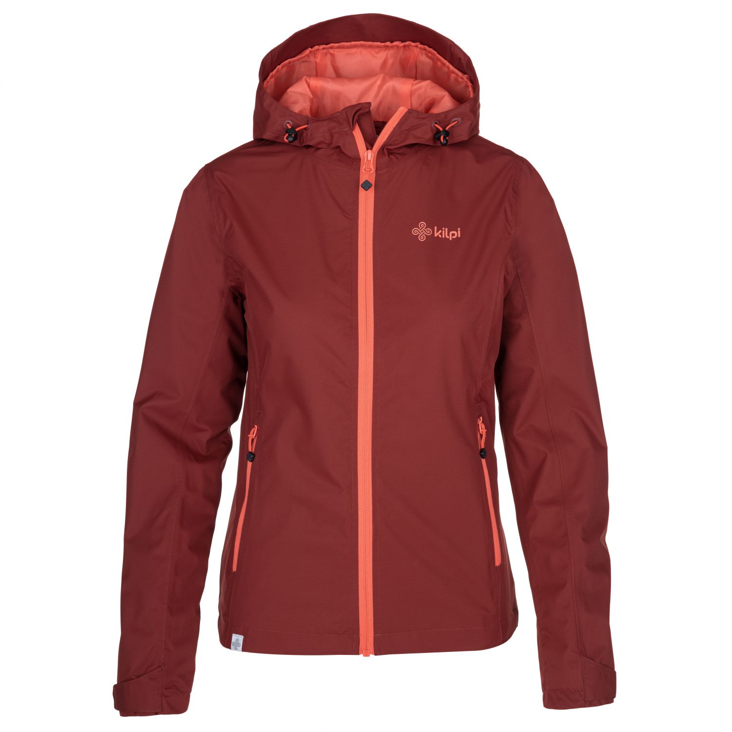 Kilpi Orleti, chubasquero, talla grande, mujer, rojo