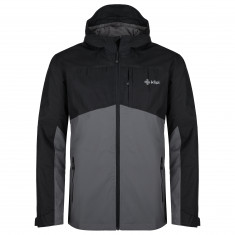 Kilpi Orleti, rain jacket, plus size, men, dark grey