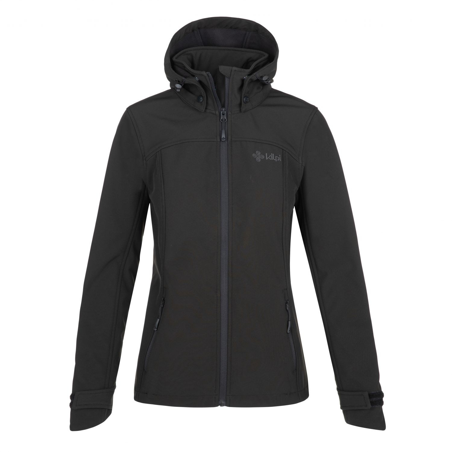 Kilpi Ravia, chaqueta softshell para mujer, negra
