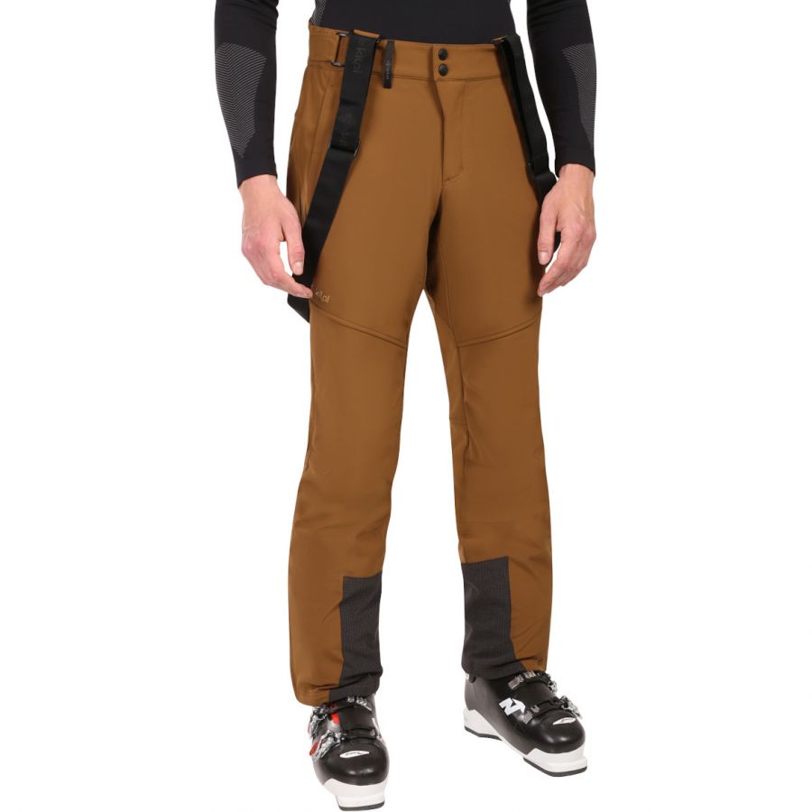 Kilpi Rhea, pantalones de esquí, hombre, marrón