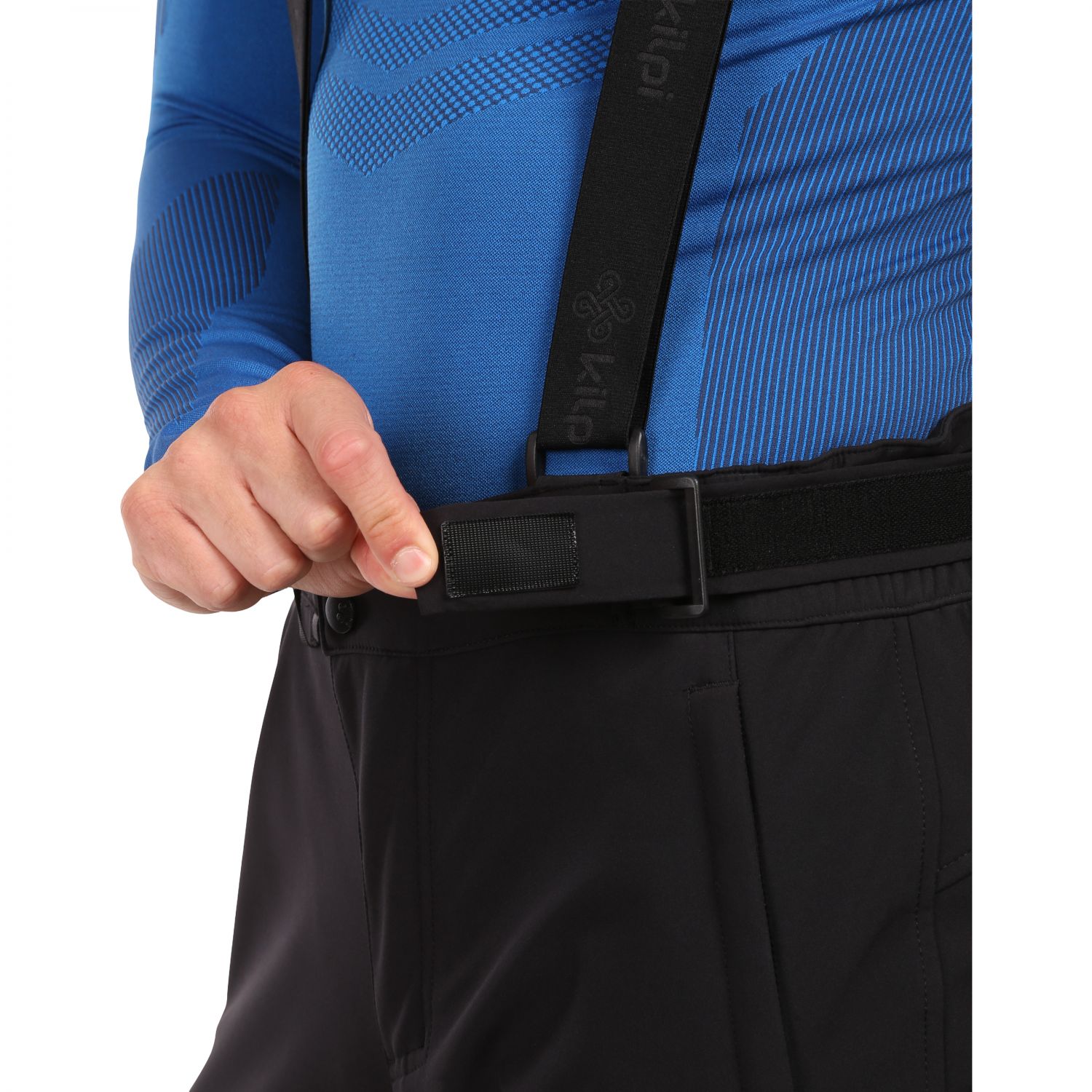 Kilpi Rhea pantaloni de schi, plus size, bărbați, negru