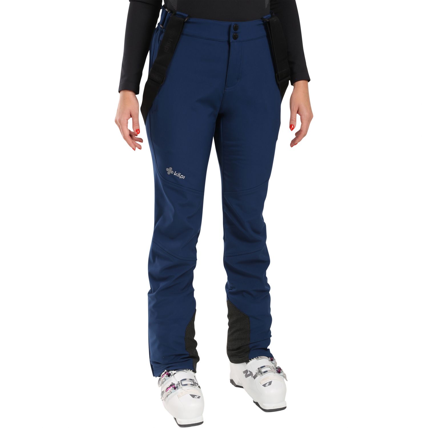 Kilpi Rhea, pantalons de ski, plus size, femmes, bleu foncé