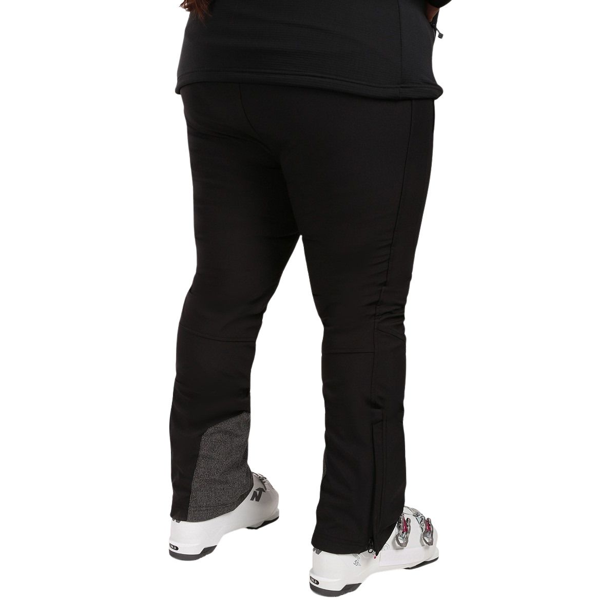 Kilpi Rhea, pantalons de ski, plus size, femmes, noir