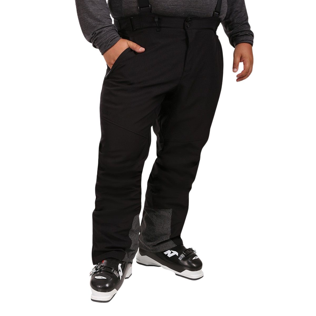 Kilpi Rhea, ski pants, plus size, men, black