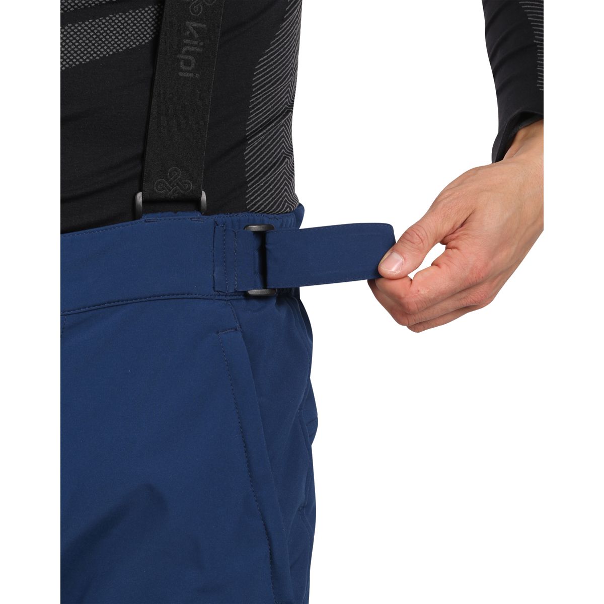 Kilpi Rhea, ski pants, plus size, men, dark blue