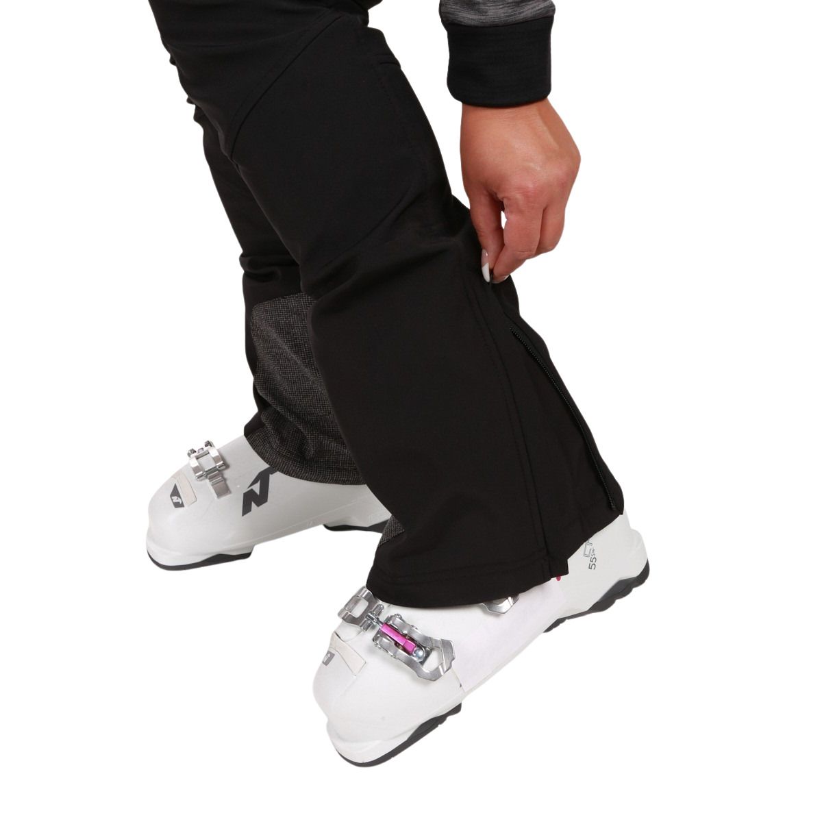Kilpi Rhea, ski pants, plus size, women, black