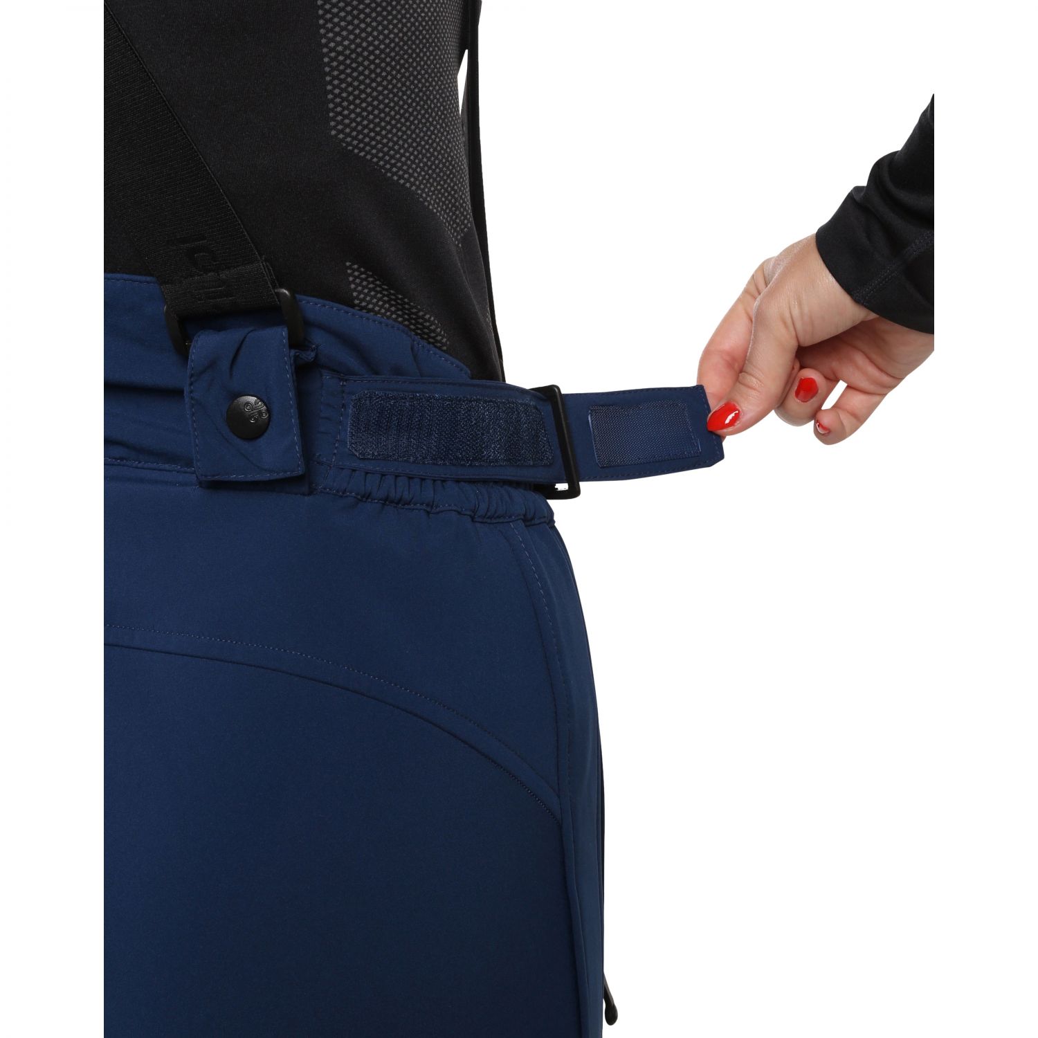 Kilpi Rhea, ski pants, plus size, women, dark blue