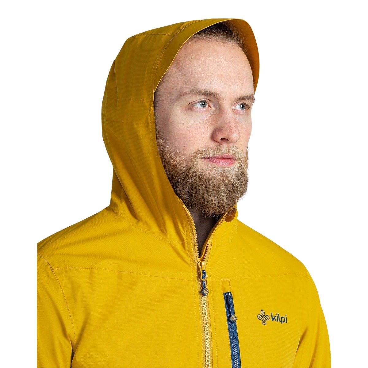 Kilpi Sonna, chubasquero, hombre, amarillo