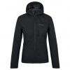 Kilpi Sonna-W, chubasquero, mujer, talla grande, negro