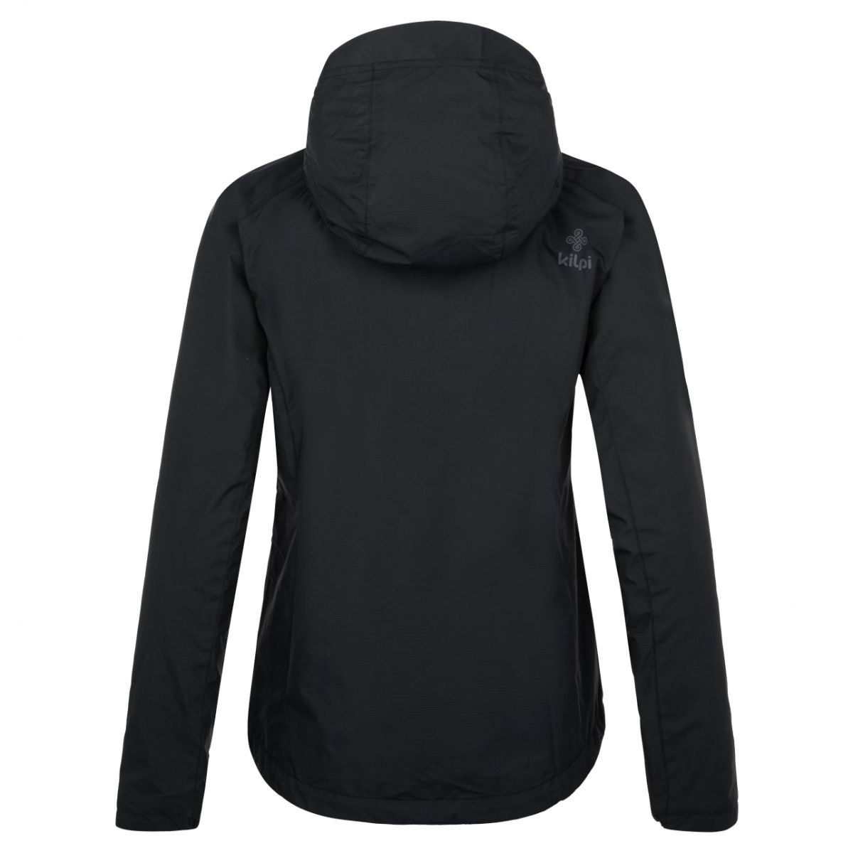 Kilpi Sonna-W, chubasquero, mujer, talla grande, negro