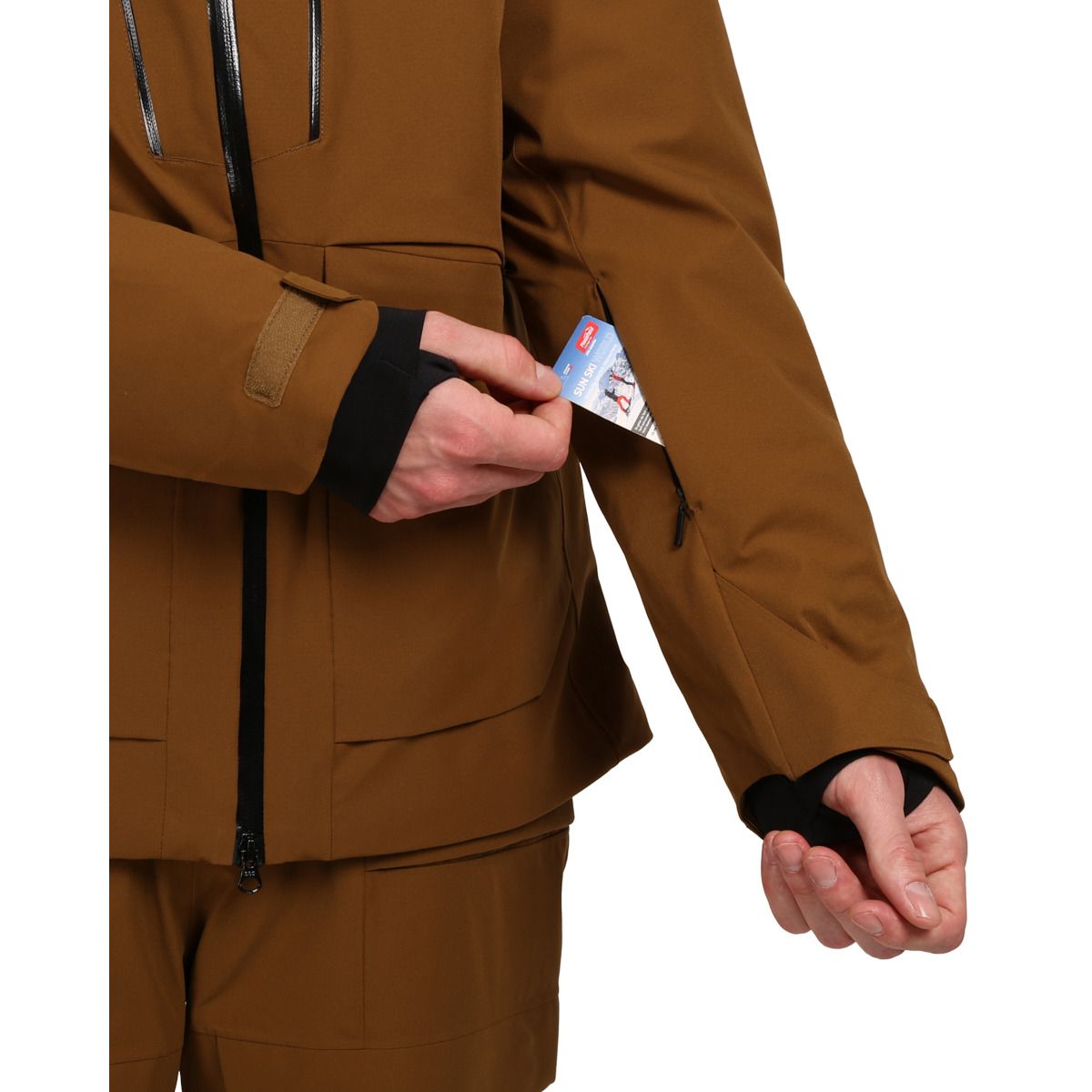 Kilpi Teen, chaqueta de esquí, hombre, marrón