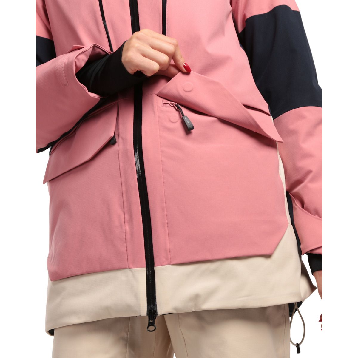 Kilpi Teen, ski jacket, women, coral