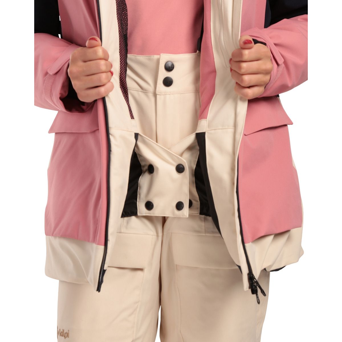 Kilpi Teen, ski jacket, women, coral