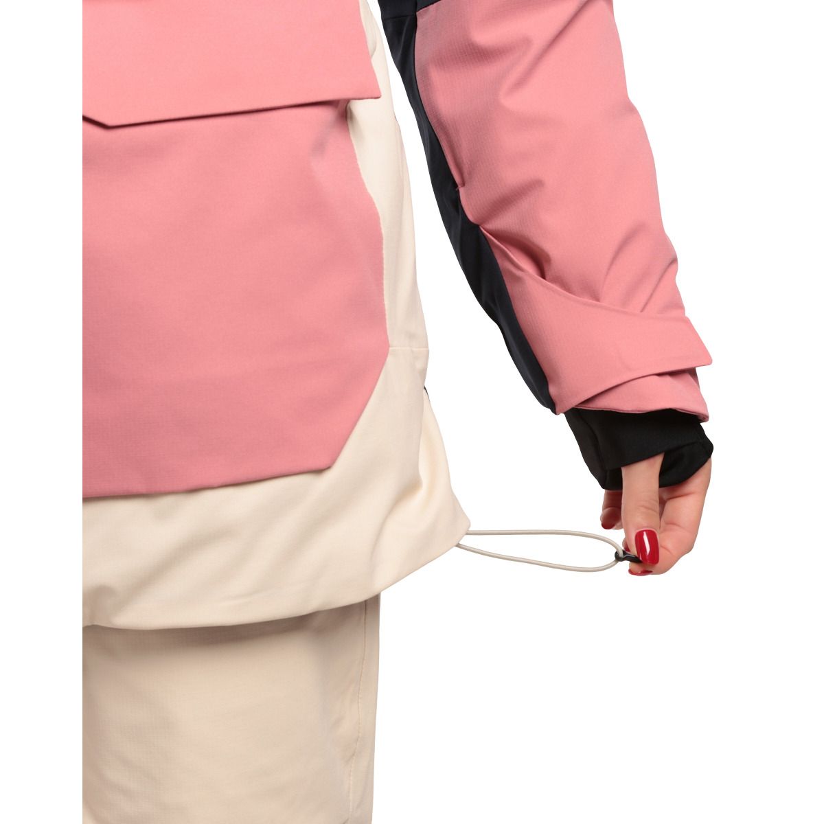 Kilpi Teen, veste de ski, femme, corail